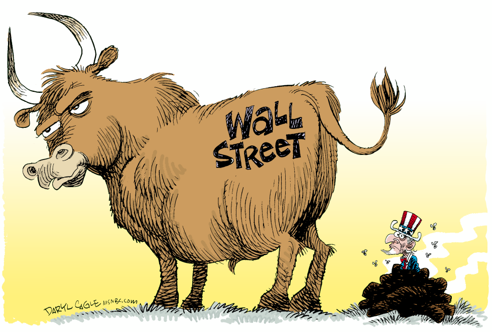  WALL STREET BULL YUCK  by Daryl Cagle