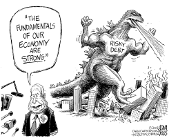 RISKY DEBT by Adam Zyglis