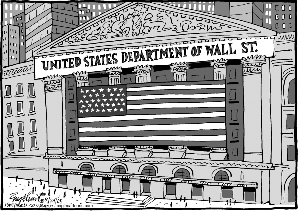  WALL STREET BAILOUT by Bob Englehart