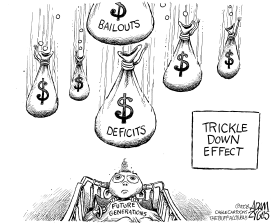 TRICKLE DOWN EFFECT by Adam Zyglis