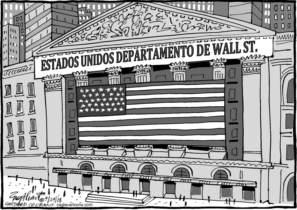  RESCATE FINANCIERO DE WALL STREET by Bob Englehart