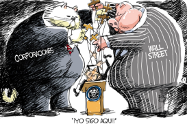 EL GATO GORDO, EL CERDO Y BUSH  by Pat Bagley