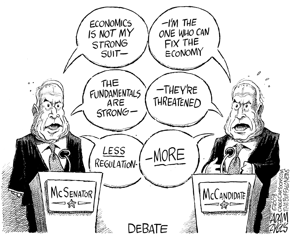  DEBATE by Adam Zyglis