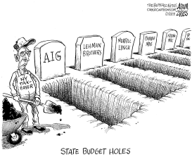 LOCAL NY STATE BUDGET by Adam Zyglis