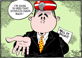 WALL STREET CRISIS  by Bob Englehart