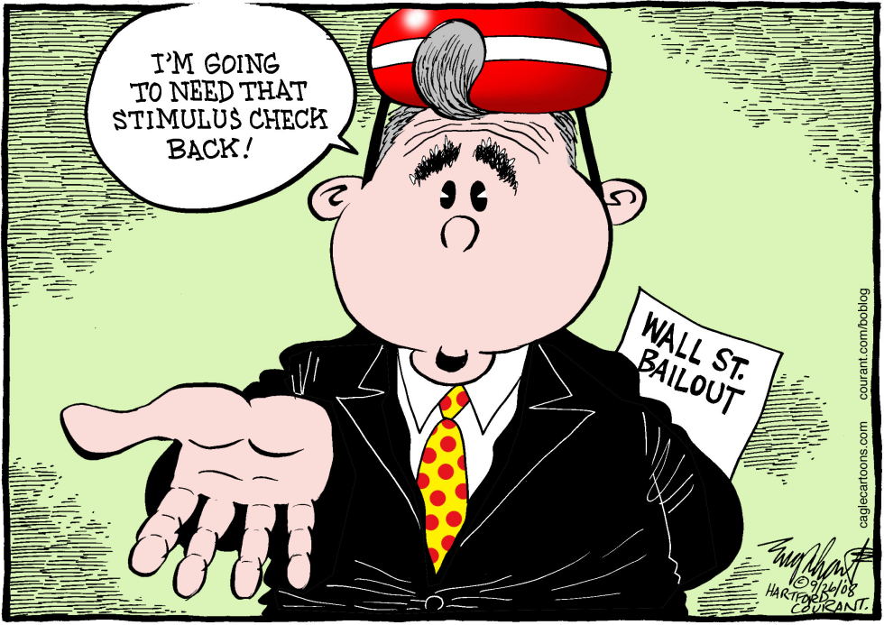  WALL STREET CRISIS  by Bob Englehart