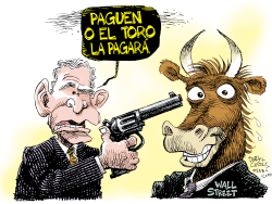 EXTREMO DEL RESCATE FINANCIERO DE WALL STREET  by Daryl Cagle