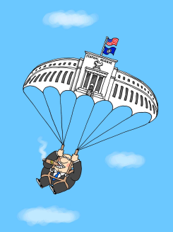 FEDERAL RESERVE PARACHUTE by Stephane Peray