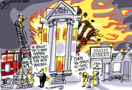 BURNING DOWN THE HOUSE by Pat Bagley