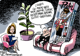 PALIN COURIC  by Pat Bagley