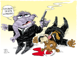 LOS REPUBLICANOS MATAN EL RESCATE FINANCIERO by Daryl Cagle