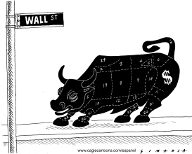 TORO DE WALL STREET by Osmani Simanca