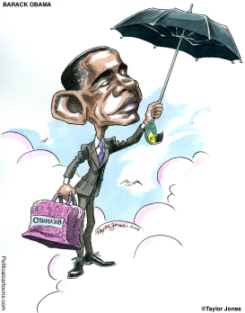 OBAMA AS MARY POPPINS  by Taylor Jones