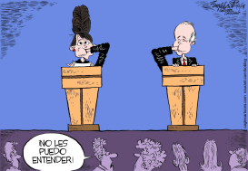 DEBATE VICE PRESIDENCIAL  by Bob Englehart