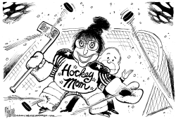 HOCKEY MOM by Mike Lane