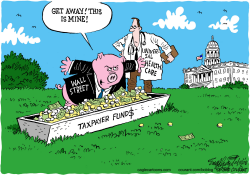 WALL STREET BAILOUT  by Bob Englehart