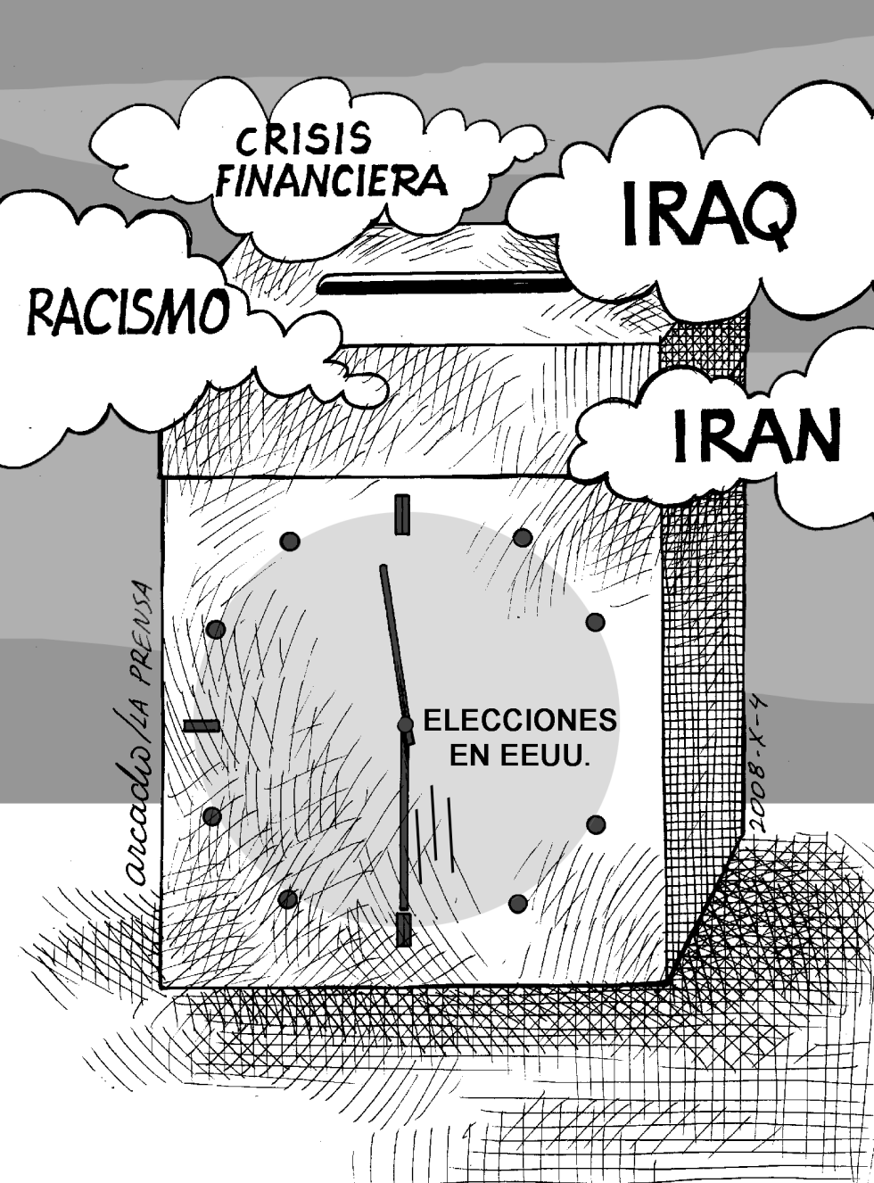  ELECCIONES A LA VISTA by Arcadio Esquivel