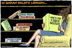 IN SARAH PALINS LIBRARY by Wolverton