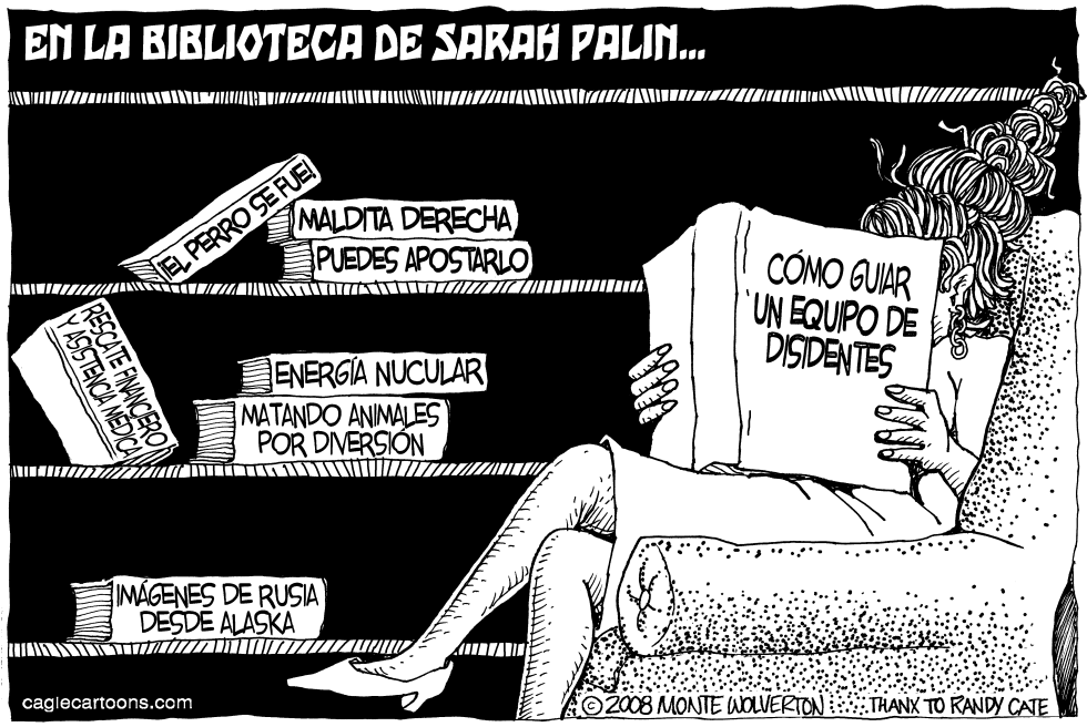  EN LA BIBLIOTECA DE SARAH PALIN by Wolverton