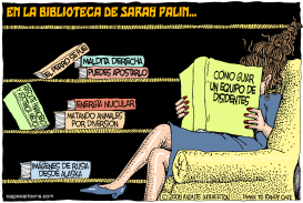 EN LA BIBLIOTECA DE SARAH PALIN  by Wolverton