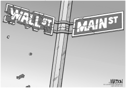 WALL STREET CONTAMINATES MAIN STREET by RJ Matson