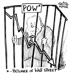 POW MCCAIN - B&W by Christo Komarnitski