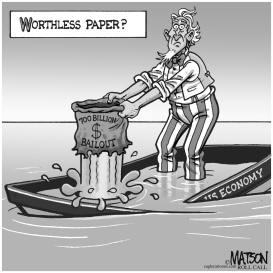 WORTHLESS PAPER by RJ Matson