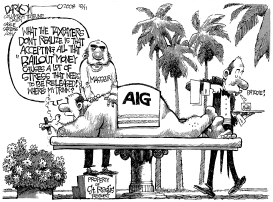 AIG EXECS RUB IT IN by John Darkow