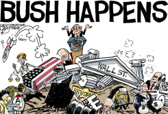 BUSH HAPPENS by Pat Bagley