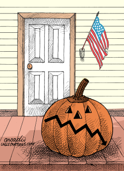 LA ECONOMíA EN HALLOWEEN COL by Arcadio Esquivel