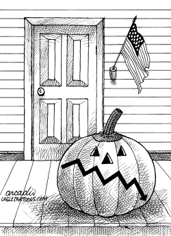 LA ECONOMíA EN HALLOWEEN  by Arcadio Esquivel