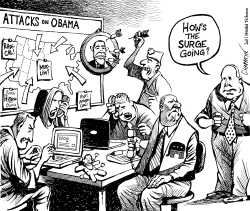 ATTACKS ON OBAMA by Patrick Chappatte