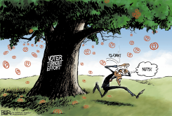 BARACK OBAMA AND ACORN by Nate Beeler