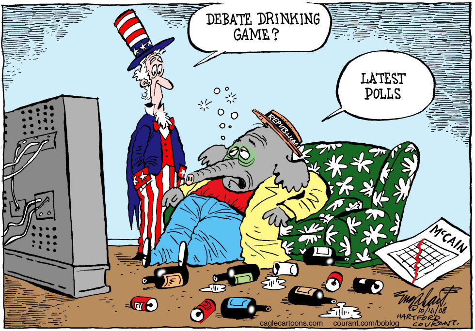  THE LAST DEBATE  by Bob Englehart