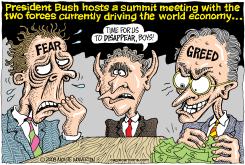 BUSH ECONOMIC SUMMIT by Wolverton