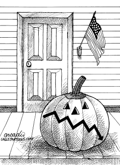 SCARY PUMPKIN OF HALLOWEEN ECONOMICS by Arcadio Esquivel