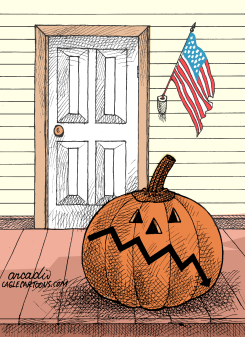 SCARY PUMPKIN OF HALLOWEEN ECONOMICS  by Arcadio Esquivel