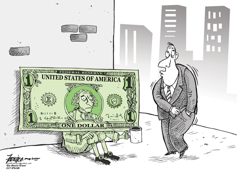  THE DOLLAR BEGGING FOR A DOLLAR by Manny Francisco