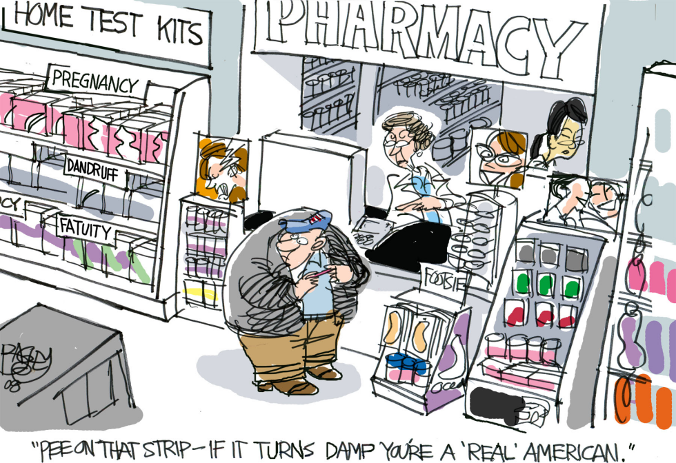  REAL AMERICAN TEST by Pat Bagley