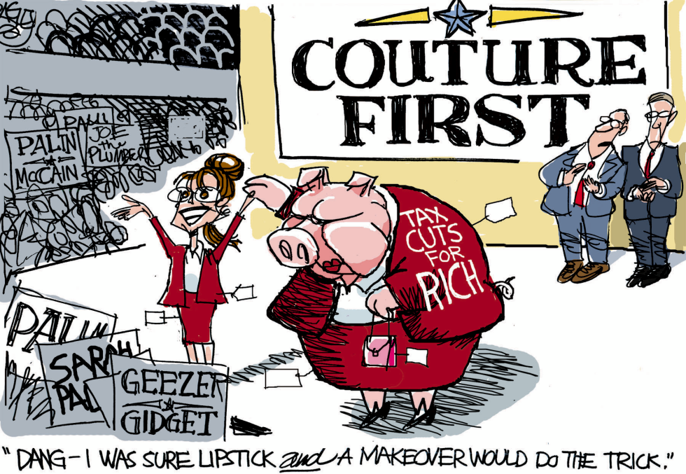  UPDATE PALIN TAX PIG by Pat Bagley