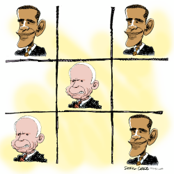 OBAMA WILL WIN  by Daryl Cagle