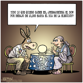 ADIVINA DE LA SUERTE DE LOS DEMOCRATAS  by RJ Matson