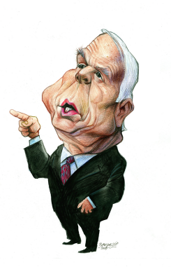 JOHN MCCAIN PORTRAIT  by Petar Pismestrovic