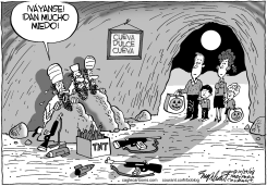 OSAMA Y EL HALLOWEEN DE MIEDO by Bob Englehart