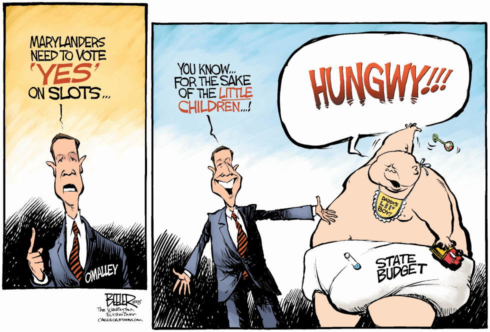  LOCAL MD - SLOTS FOR THE KIDS by Nate Beeler