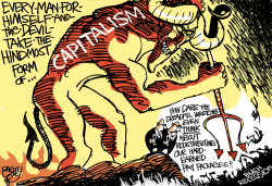 DEVIL MAY CARE CAPITALISM by Pat Bagley