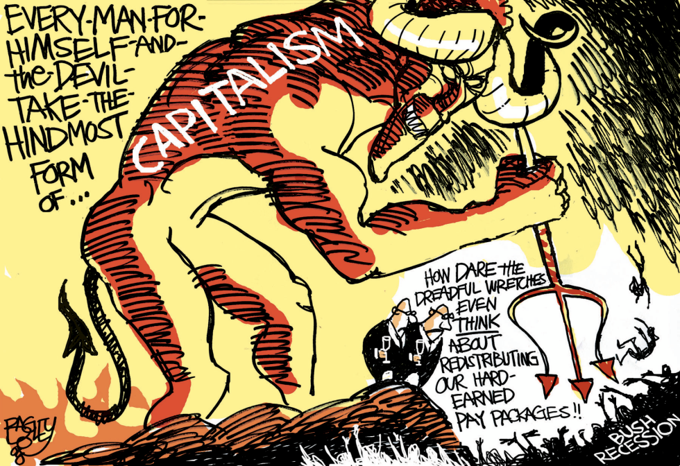  DEVIL MAY CARE CAPITALISM by Pat Bagley