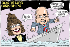 ROGUE LIPS SINK SHIPS by Wolverton