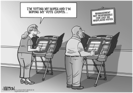 ELECTION DAY HOPES by RJ Matson