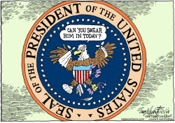 NEW PRESIDENT by Bob Englehart